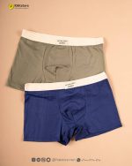 شورت نیم پا کش پهن مردانه گیاهی طرح کبریتی - Image 6