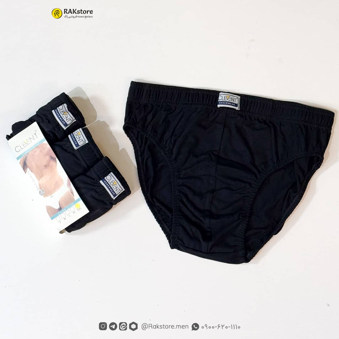 Product_ men-10 شورت اسلیپ مردانه برند کلونت رنگ مشکی - تصویر 1