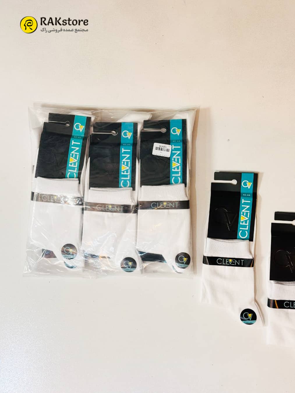 Product_ Rakstore-14 جوراب نیم ساق سفید کلونت