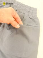 شلوار اسلش راسته مردانه پرنیا پارچه غواصی عمده طرح نایک رنگ مشکی و سرمه ای - تصویر 6